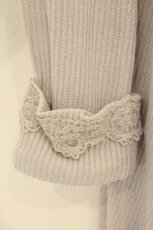 画像2: axes femme / 後ろレースアップトッパーカーディガン M グレー O-26-08-08-075-AX-TO-OW-OS (2)
