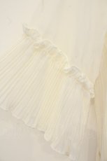 画像3: axes femme / プリーツガウンワンピース M キナリ O-26-08-08-076-AX-OP-OW-OS (3)