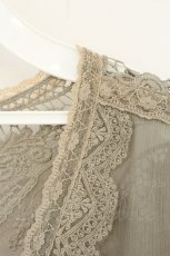 画像3: axes femme / バックレースデザインガウン M グリーン O-26-08-08-077-AX-TO-OW-OS (3)