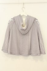 画像4: axes femme POETIQUE / 裏ボアニットポンチョ M ラベンダー O-26-08-08-012-AX-JA-IG-OS (4)