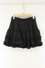 画像1: evelyn / コットンボリュームスカート  クロ O-26-08-09-001-LO-SK-IG-OS (1)