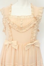 画像2: Physical Drop / シフォンスクエアジャンパースカート  ピンク O-26-08-09-034-LO-OP-IG-OS (2)