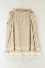 画像3: Eri Aino's collaboration / マノンローズ スカート 6L ベージュ O-26-08-09-044-LO-SK-OW-OS (3)