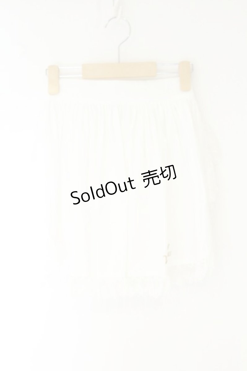 画像1: Vallee lys / Lace　Apron（レースエプロン）  ホワイト O-26-08-09-002-GO-SK-IG-OS (1)