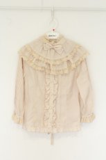 画像1: Physical Drop / フリル付け襟ブラウス  クリーム O-26-08-09-013-LO-BL-IG-OS (1)