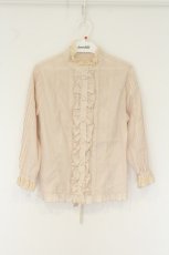 画像2: Physical Drop / フリル付け襟ブラウス  クリーム O-26-08-09-013-LO-BL-IG-OS (2)