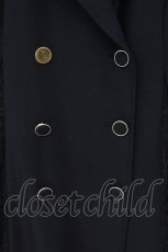 画像2: axes femme / ダブルブレストロングコート  ネイビー O-26-08-09-023-AX-CO-IG-OS (2)