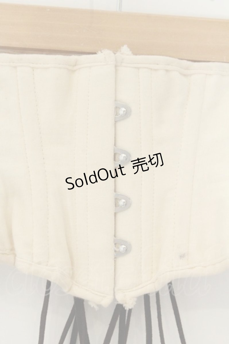画像2: ATELIER PIERROT / Decay Gauze Corset（ディケイガーゼコルセット）  アイボリー O-26-08-09-027-EL-TO-IG-OS (2)