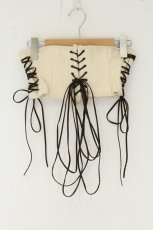 画像3: ATELIER PIERROT / Decay Gauze Corset（ディケイガーゼコルセット）  アイボリー O-26-08-09-027-EL-TO-IG-OS (3)
