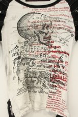 画像2: h.ANARCHY / ベルテッドスリーブTシャツ  ホワイト×ブラック O-26-08-10-046-HN-TO-IG-OS (2)