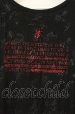 画像4: h.ANARCHY / 龍プリントタンクトップ  ブラック×レッド O-26-08-10-052-HN-TO-IG-OS (4)
