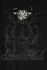 画像2: Sixh / チュールレイヤードTシャツ  ブラック O-26-08-10-053-HN-TO-IG-OS (2)
