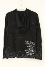 画像3: h.ANARCHY / スカルジップフードカットソー  ブラック O-26-08-10-054-HN-TO-IG-OS (3)