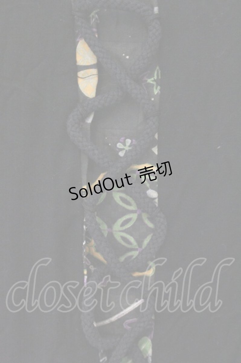 画像2: gouk / レースアップデザインTシャツ  ブラック O-26-08-10-055-GO-TS-IG-OS (2)