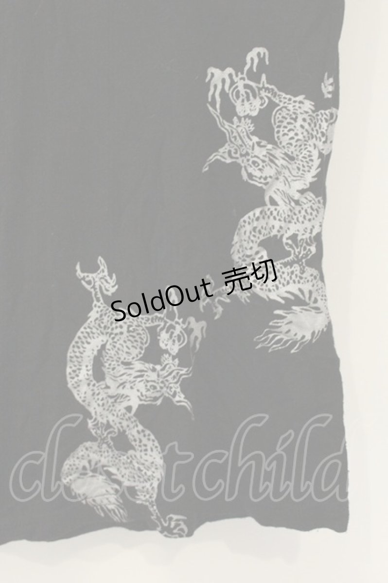 画像3: gouk / レースアップデザインTシャツ  ブラック O-26-08-10-055-GO-TS-IG-OS (3)