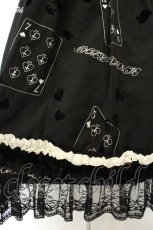 画像3: h.naoto Blood / ※状態難※トランプ刺繍ジャンパースカート  ブラック O-26-08-10-005-HN-OP-OW-OS (3)