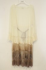 画像1: axes femme / グラデーションレースガウン M ベージュ O-26-08-10-014-AX-TO-OW-OS (1)