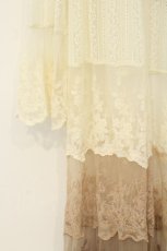 画像2: axes femme / グラデーションレースガウン M ベージュ O-26-08-10-014-AX-TO-OW-OS (2)