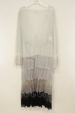 画像1: axes femme / グラデーションレースガウン M グレー O-26-08-10-015-AX-TO-OW-OS (1)