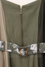 画像2: axes femme / パッチワークワンピース M グリーン O-26-08-10-021-AX-OP-OW-OS (2)