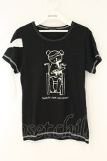 画像1: PEACE NOW / くまプリントTシャツ M ブラック O-26-08-11-033-PU-TS-IG-OS (1)