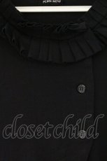 画像2: PEACE NOW / フリルネックカットボレロ M ブラック O-26-08-11-035-PU-TO-IG-OS (2)