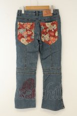 画像3: gouk / 和柄ポケットデニムパンツ  インディゴ O-26-08-11-003-GO-PA-IG-OS (3)
