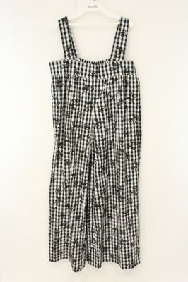 Preview of Picnic clothサロペットドレス M クロ*シロ