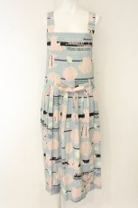 画像1: Jane Marple / Jolies broderies apron dress（ジョリスブロードリーエプロンドレス） M サックス O-26-08-11-040-JM-OP-IG-OS (1)