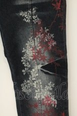 画像2: gouk / ワガラロールアップデニムパンツ  ブラック系 O-26-08-11-004-GO-PA-IG-OS (2)