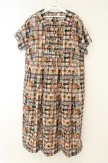 画像1: Jane Marple Dans Le Salon / Archive Gingham tablier dress（アーカイブギンガムタブエイエドレス） M クロ系 O-26-08-11-044-JM-OP-IG-OS (1)