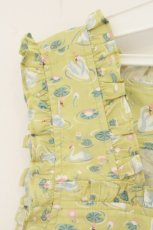 画像3: Jane Marple / Manon tiered dress（マノンティアードドレス） M イエロー系 O-26-08-11-045-JM-OP-IG-OS (3)