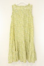 画像5: Jane Marple / Manon tiered dress（マノンティアードドレス） M イエロー系 O-26-08-11-045-JM-OP-IG-OS (5)