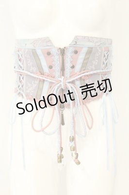 Preview of 朧藤コルセット  ピンク×サックス×グレー