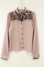 画像1: MA*RS / ベルト&レースブラウス  ピンク O-26-08-11-054-GO-BL-OW-OS (1)