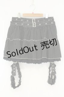 アルゴンキン ダイヤ柄 ストライプ レース地 スカート ALGONQUINS（アルゴンキン）の古着 ゴス美品！ (Page 2)