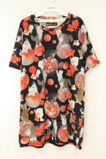 画像1: Royal Princess Alice / 涼風金魚猫BIGロングTシャツ  クロ O-26-08-11-065-LO-TO-OW-OS (1)