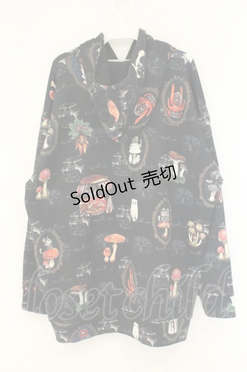 画像4: Royal Princess Alice / Sweet Poison Garden・Ringoコラボ　パーカー  クロ O-26-08-11-066-LO-TO-OW-OS (4)