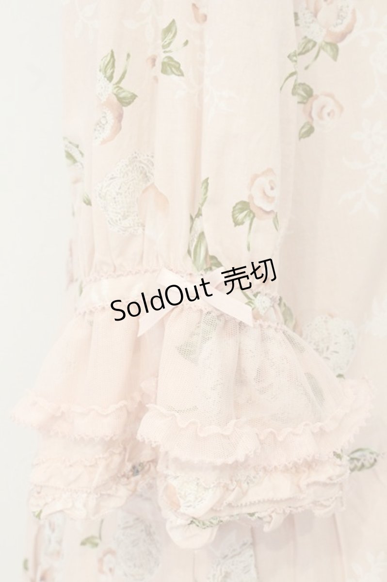 画像5: PINK HOUSE / ポワン・ド・ローズプリントミディワンピース  ピンク O-26-08-11-068-LO-OP-IG-OS (5)