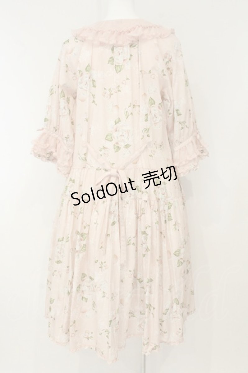 画像6: PINK HOUSE / ポワン・ド・ローズプリントミディワンピース  ピンク O-26-08-11-068-LO-OP-IG-OS (6)