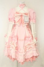 画像1: Hoshibako Works / Sweet Unbirthday　デコレーションワンピース M ピンク O-26-08-11-072-LO-OP-OW-OS (1)