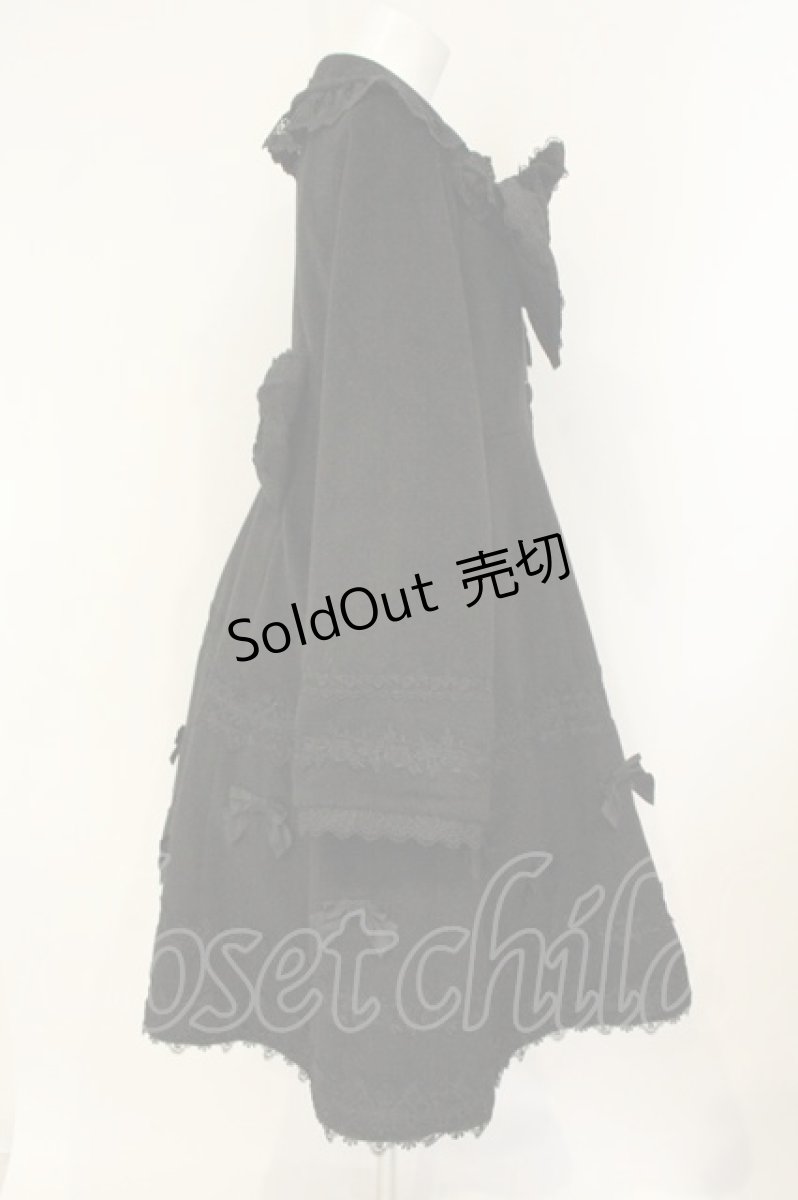 画像4: Chalmiere / メニーリボンコート M クロ O-26-08-11-077-AX-CO-OW-OS (4)