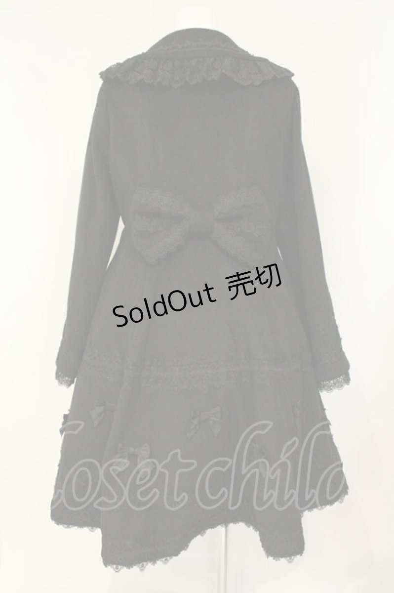 画像5: Chalmiere / メニーリボンコート M クロ O-26-08-11-077-AX-CO-OW-OS (5)