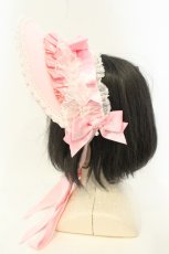 画像3: Hoshibako Works / Sweet Unbirthday　デコレーションボンネット  ピンク O-26-08-11-001-LO-AC-OW-OS (3)