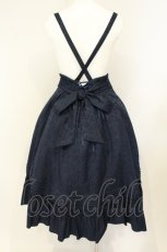 画像4: Amavel / Elegant Doll ミドル丈スカート  ネイビー ジャガード O-26-08-11-082-CA-SK-IG-OS (4)
