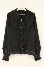 画像1: Amavel / Elegant Doll カメオリボンブラウス  クロ O-26-08-11-092-CA-BL-IG-OS (1)