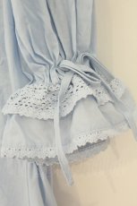 画像3: Chalmiere / クラシックコットンブラウス M サックス O-26-08-11-093-AX-BL-IG-OS (3)