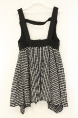 画像3: ALGONQUINS / 刺繍入りジャンパースカート F ブラック O-26-08-11-020-AL-OP-OW-OS (3)
