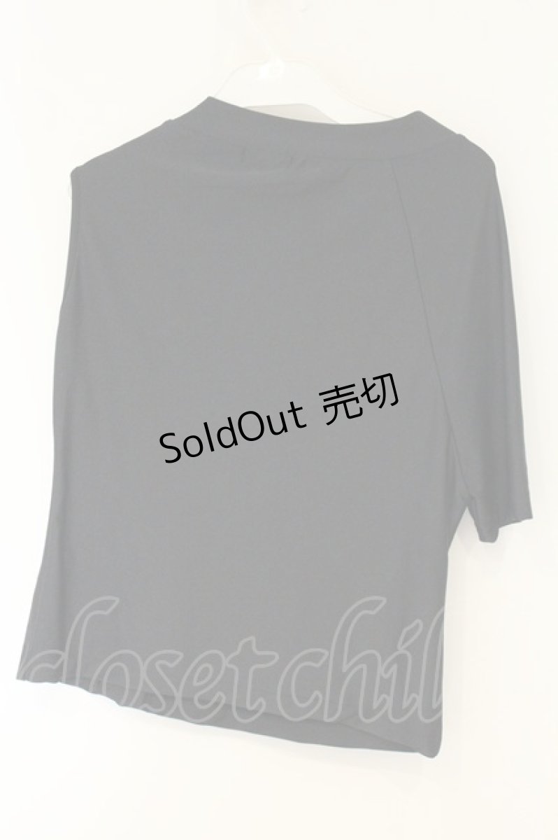 画像3: PEACE NOW / ワンショルダーストレッチブラウス  ブラック O-26-08-11-022-PU-BL-IG-OS (3)