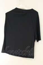 画像3: PEACE NOW / ワンショルダーストレッチブラウス  ブラック O-26-08-11-022-PU-BL-IG-OS (3)